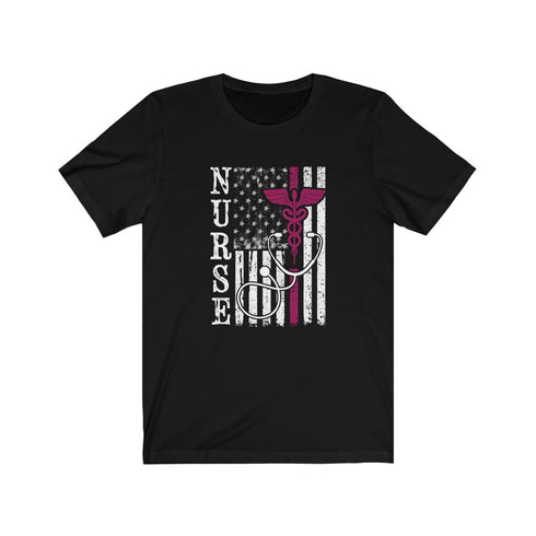 Nurse Purple Medica Insignia - Unisex Jersey Short Sleeve Tee